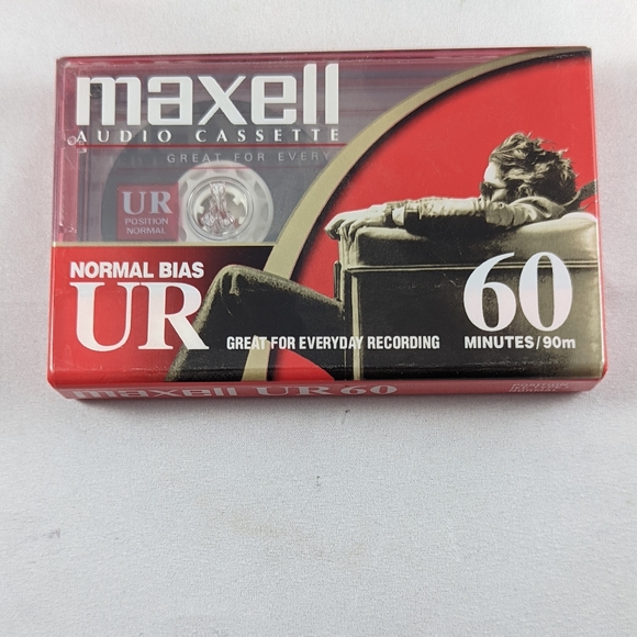 5 Sealed Maxwell UR 60 minute blank cassette tapes - Picture 4 of 4